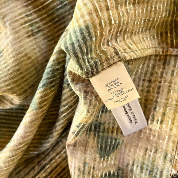 NWOT Broadway & Broome by J.Crew Blouse - Silk Blend - Abstract Print - Sz Large - Picture 7 of 7